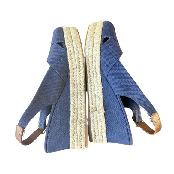 Tory Burch Blue Slingback Sandals - Picture 5 of 8